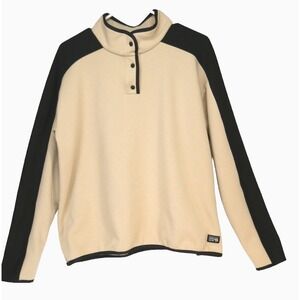 Mountain Hardwear Camplife Snap-Neck Pullover sz XL Colorblock Outdoors Neutral‎